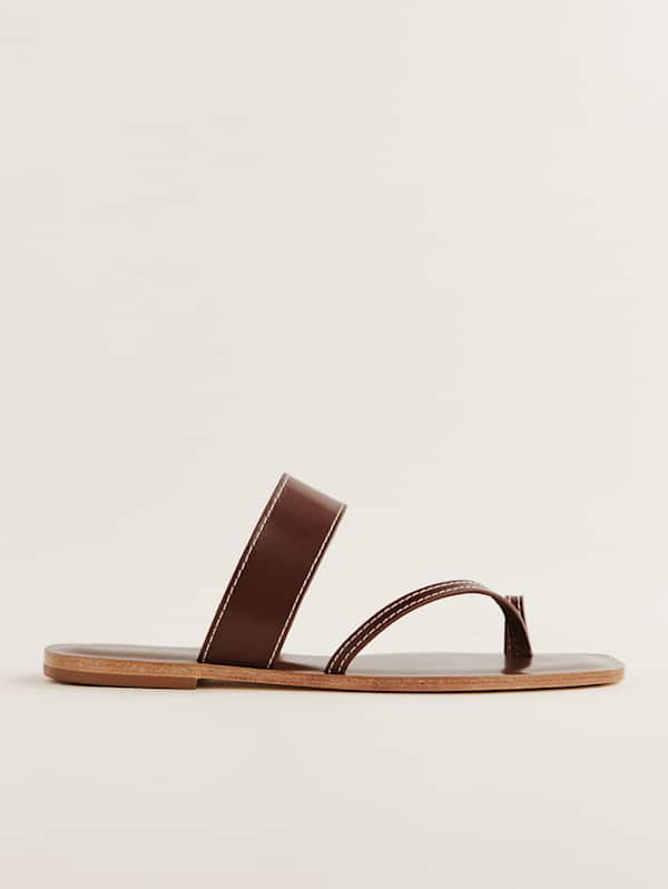 Sawyer Flat Sandal - Walnut