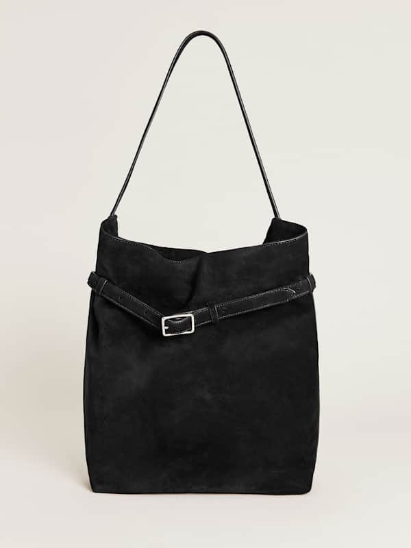 Sac seau Alessandra - Daim noir