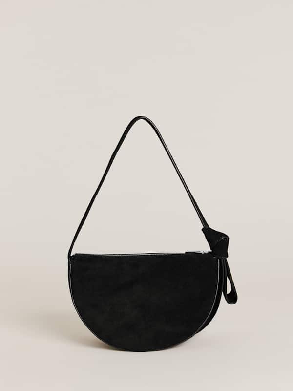 Sac porté épaule Carlotta - Daim noir
