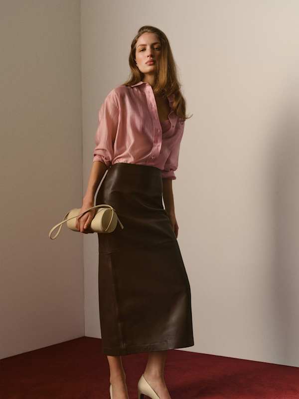 Chemise oversize Eli - Sheer Pink