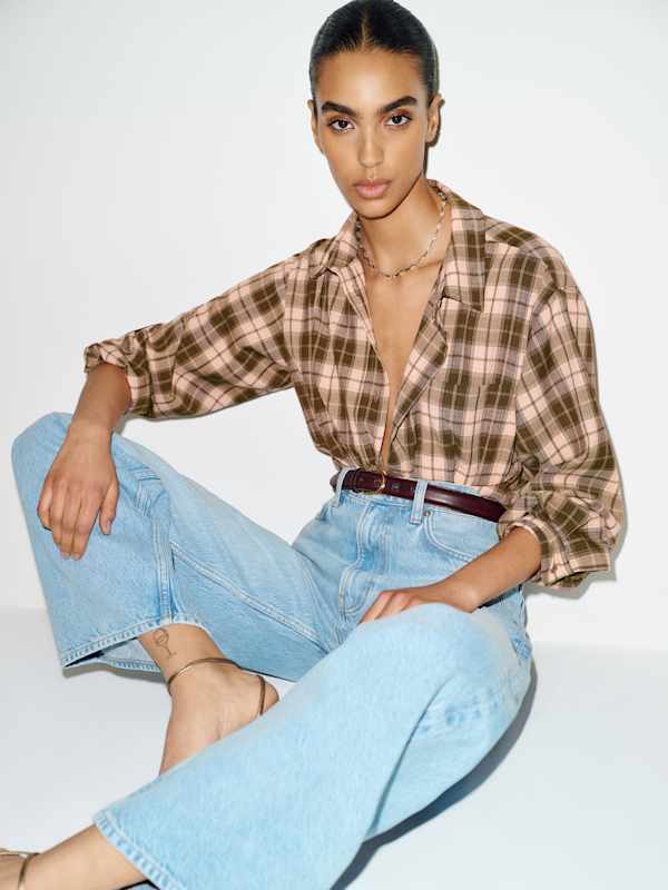 Eli Oversized Shirt - Neapolitan Plaid