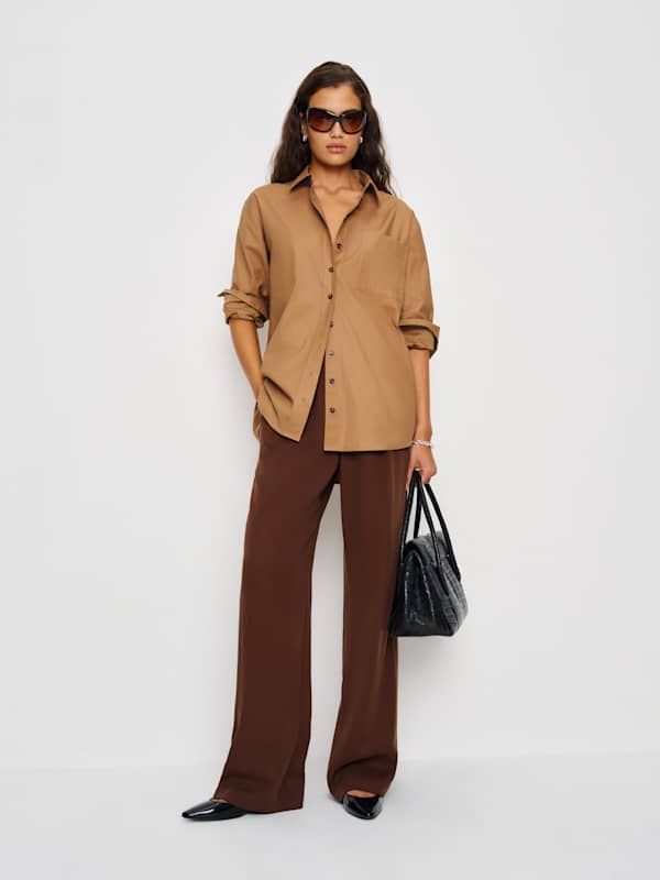 Eli Oversized Shirt - Peanut