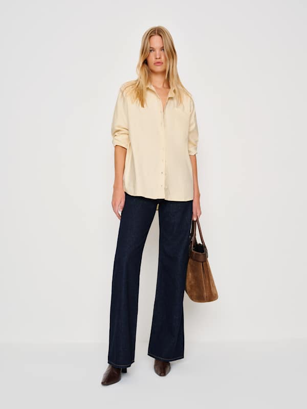 Chemise oversize Eli - Sucre