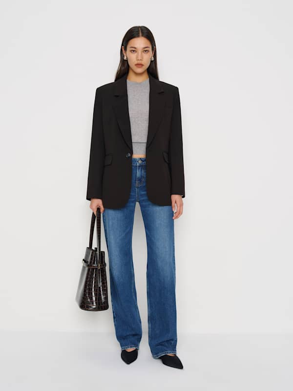 Parker Oversized Blazer - Black