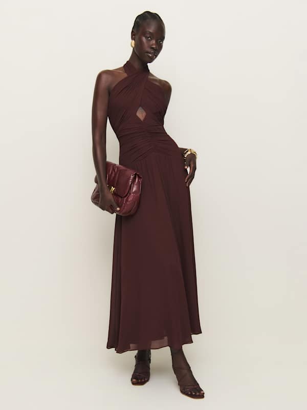 Cari Dress - Mahogany