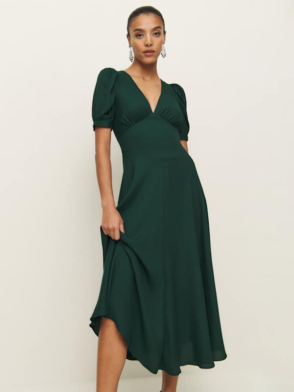 Robe Naira - Vert forêt