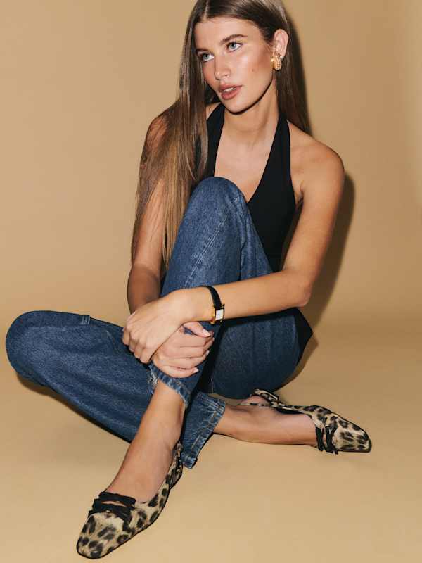 Tammy Slingback Flat - Leopard