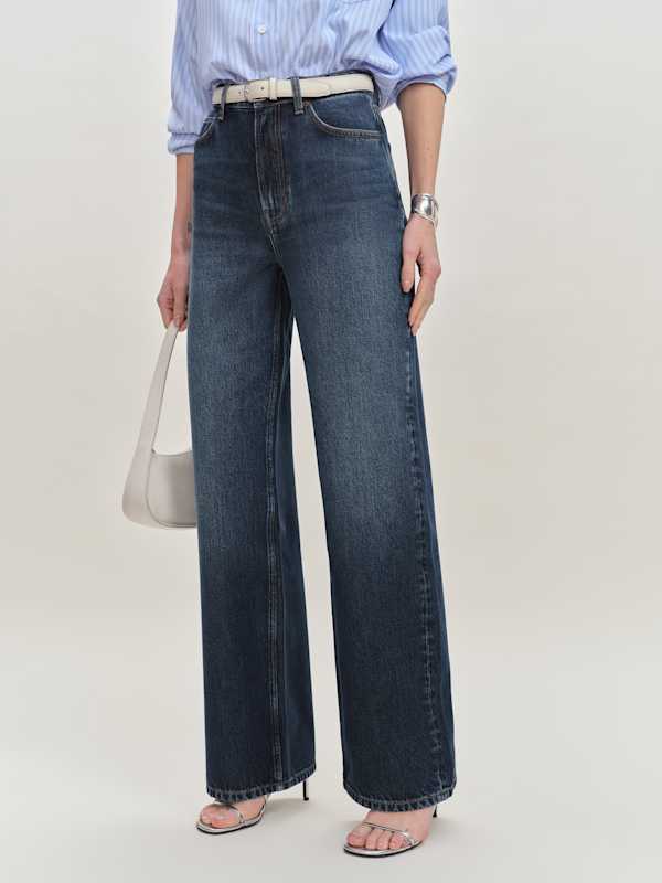 Jean large à taille haute Wes - Mille