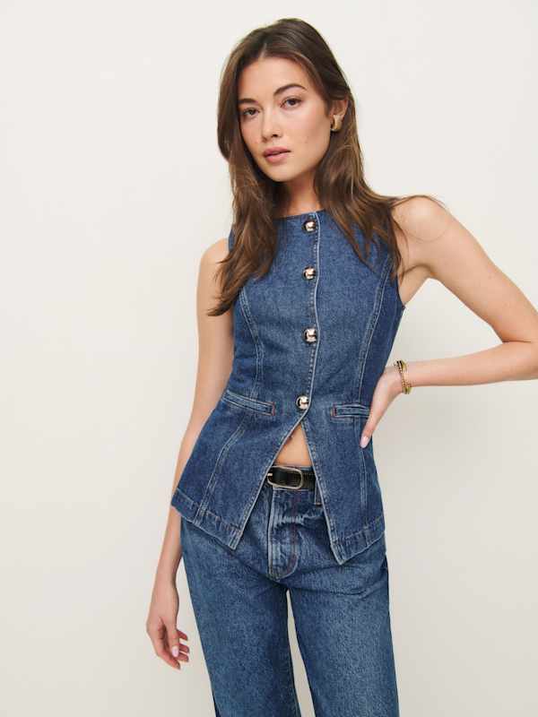 Haut en denim Ophelia - Keila