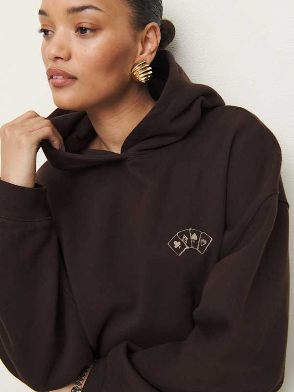 Sweat à capuche Tessa - Cartes à jouer