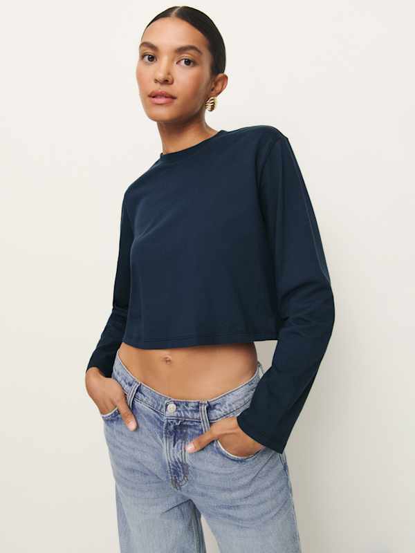 Collins Denim Top