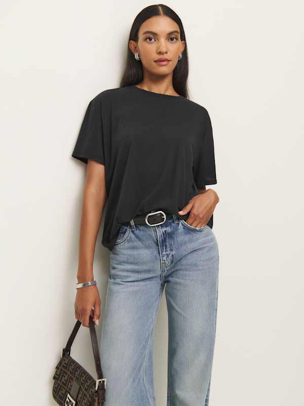 T-shirt oversize Liam - Noir