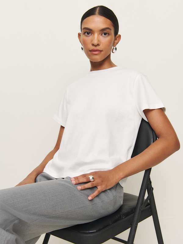 Rowan Crew Tee - White