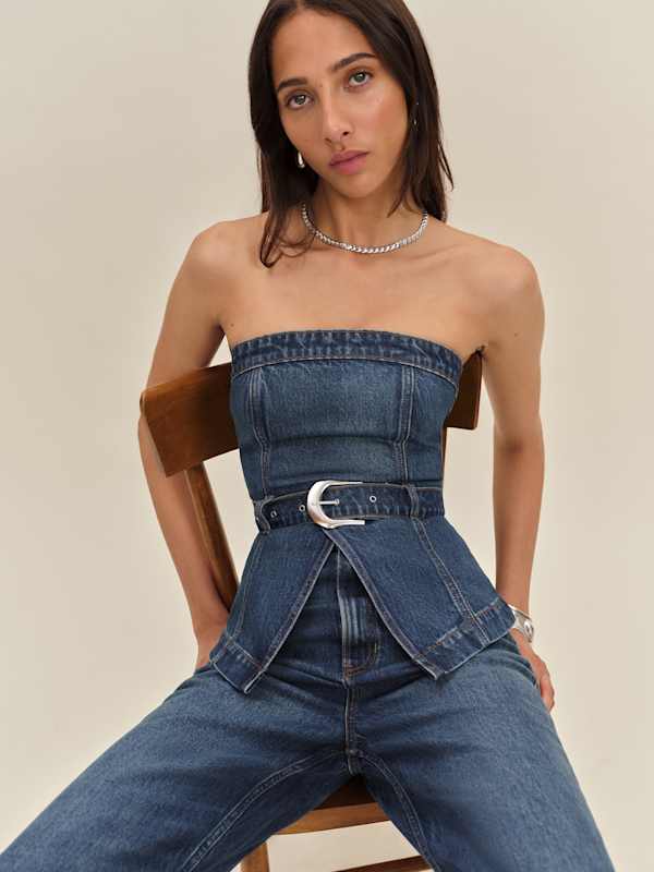 Haut en denim Collins - Mellusine