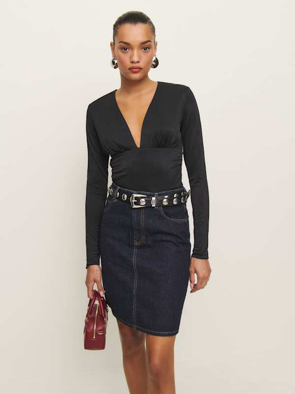 Ines Knit Top - Black