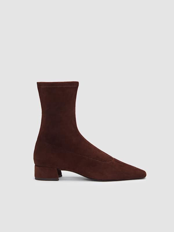 Bottines Rosina - Daim stretch expresso