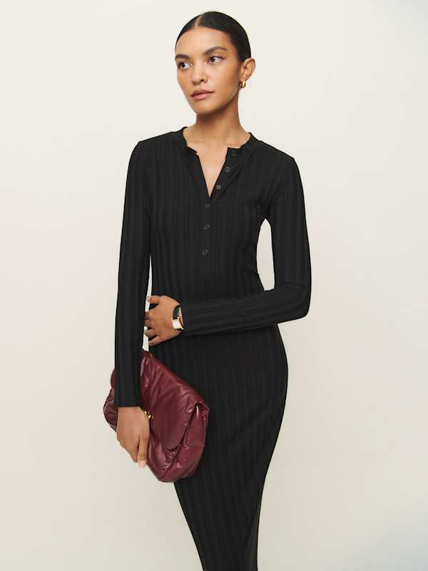 Lani Knit Dress - Black