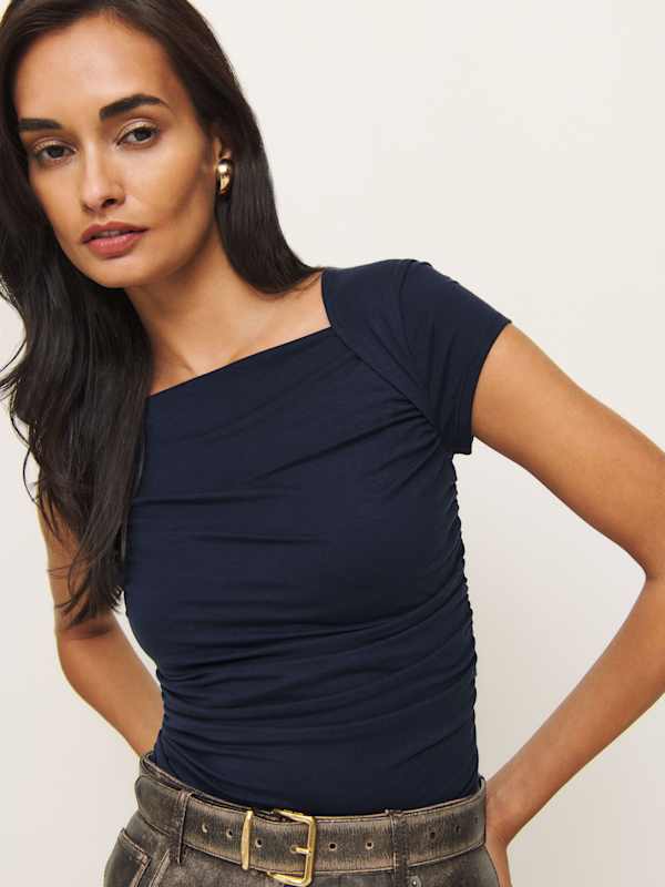 Addison Knit Top - Midnight