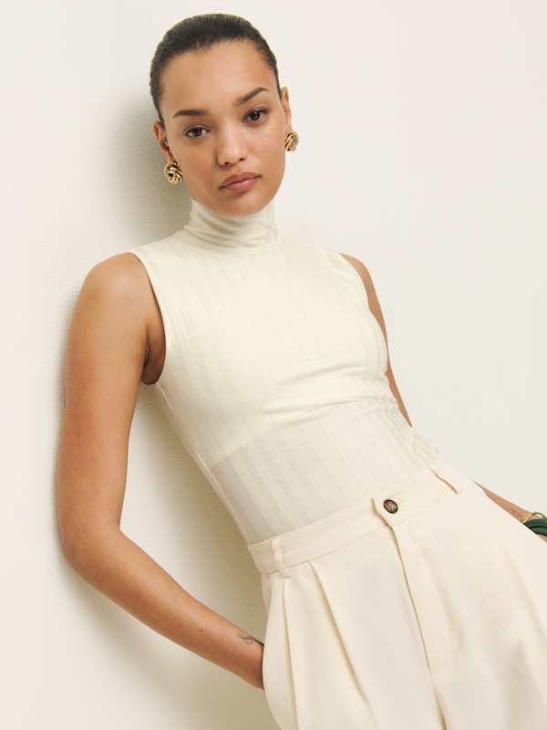 Maison Knit Top - Ivory