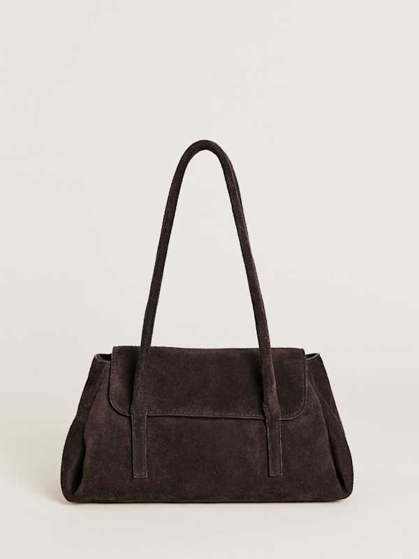 Petit sac à main à anse supérieure Caterina - Daim Boss