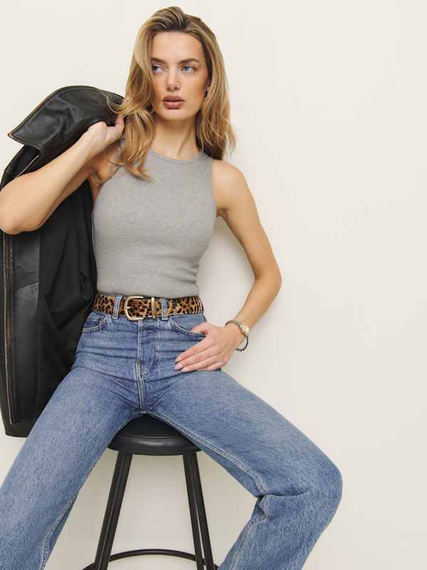 Leni Knit Bodysuit - Heather Grey