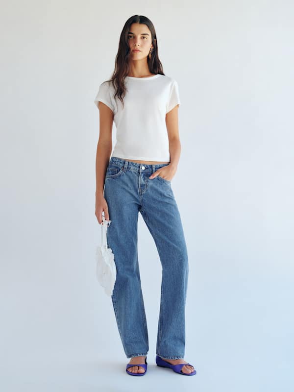 Jean droit taille basse Charlee - Shore