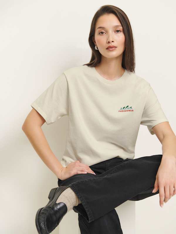 Patagonia M's Take A Stand Responsibili-tee - Birch White