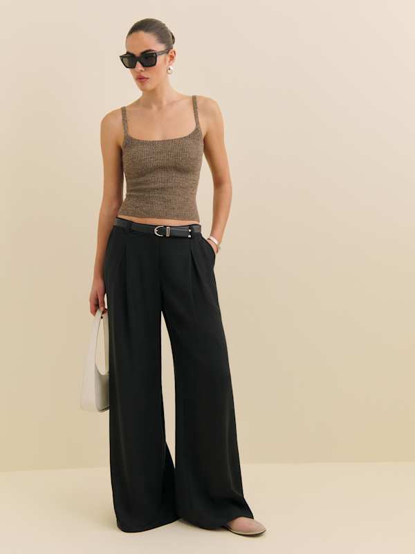 Pantalon taille basse Hugo - Noir