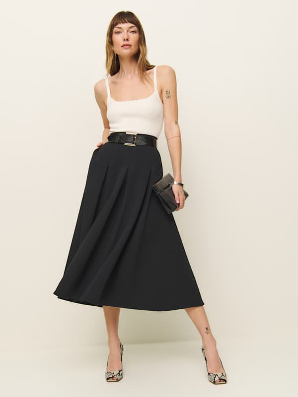 Mikol Knit Skirt - Black