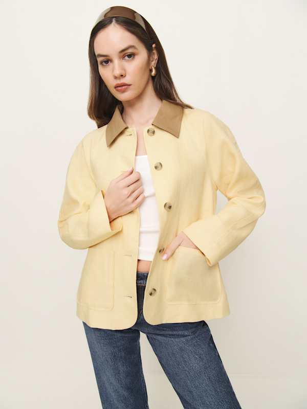 Veste en lin Lila - Parmesan
