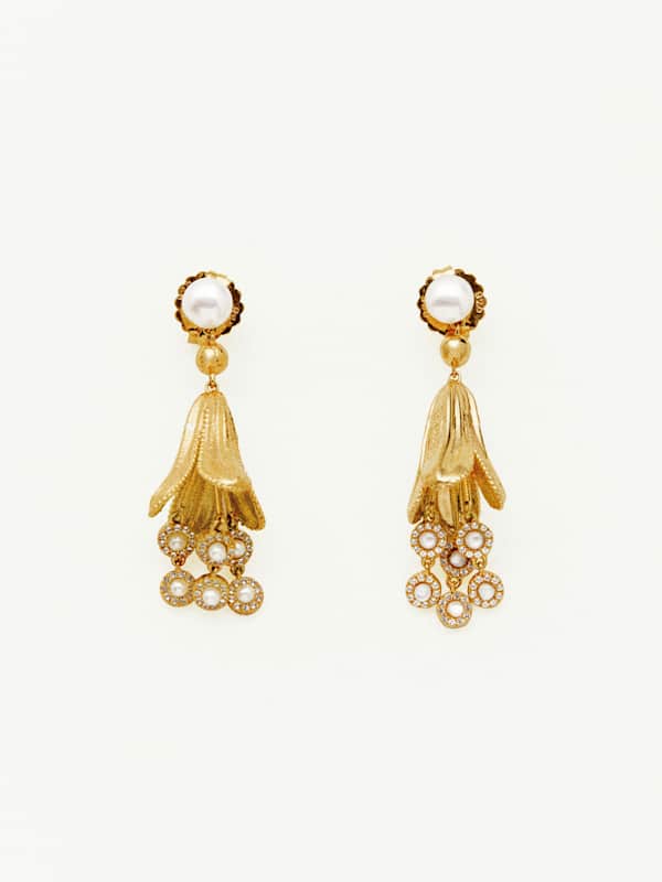 Small Hemingway Earrings - Gold