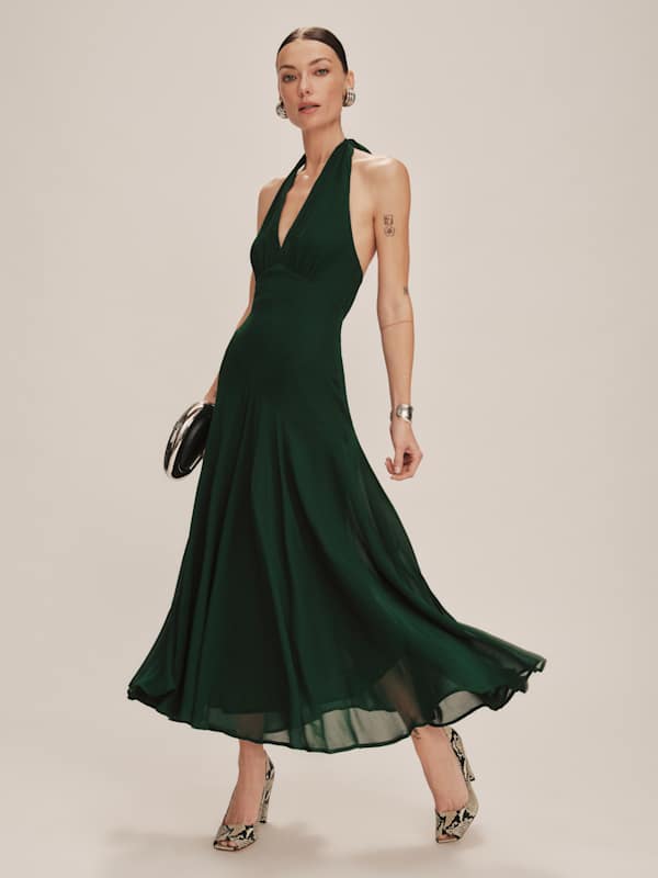 Briony Dress - Forest
