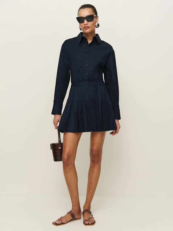 Liora Dress - Navy
