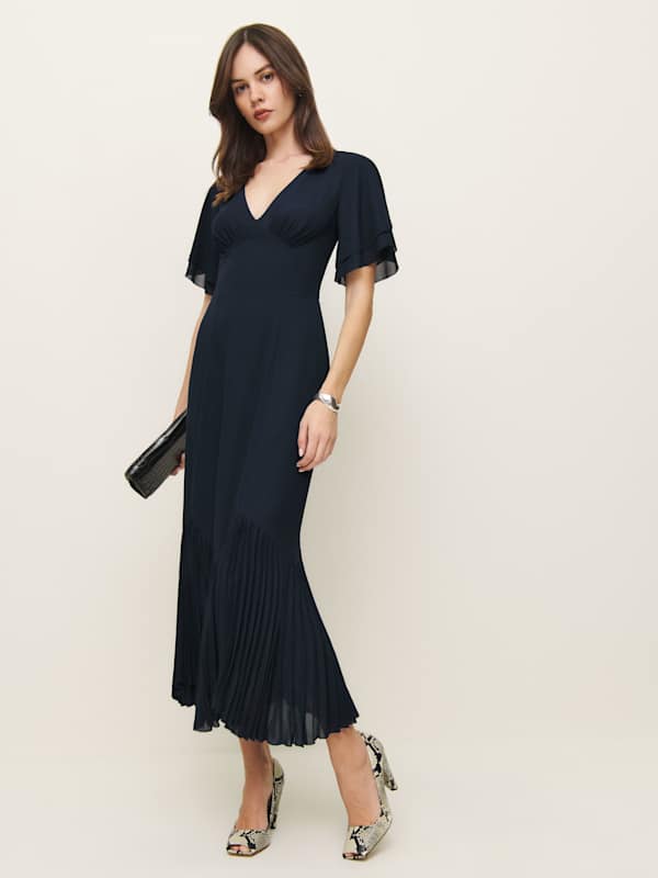 Salvia Dress - Navy
