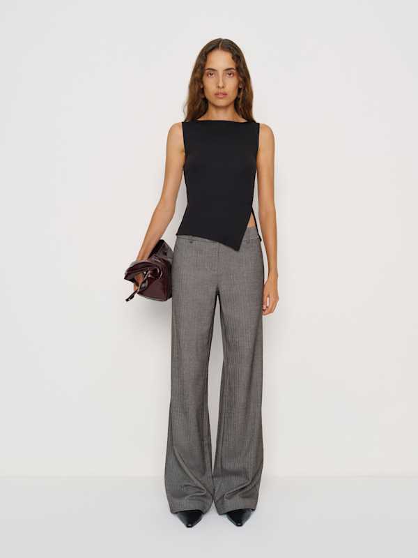 Top en maille Hudson - Noir