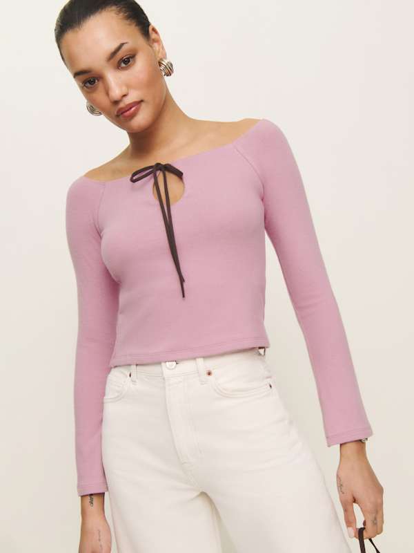 Jasper Knit Top - Sugar Plum