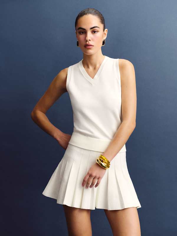 Robe-pull en coton Blair - Fior Di Latte