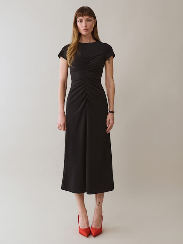 Robe en maille Mila - Noir