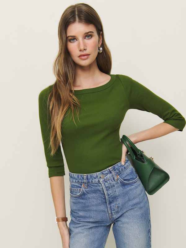 Kacey Knit Top - Grass