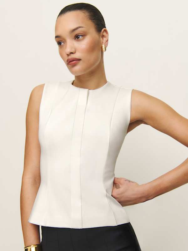 Cece Heavy Knit Top - Ivory