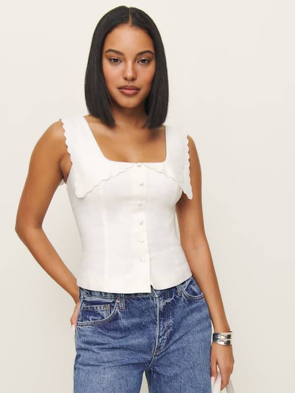 Haut Juliane - Blanc