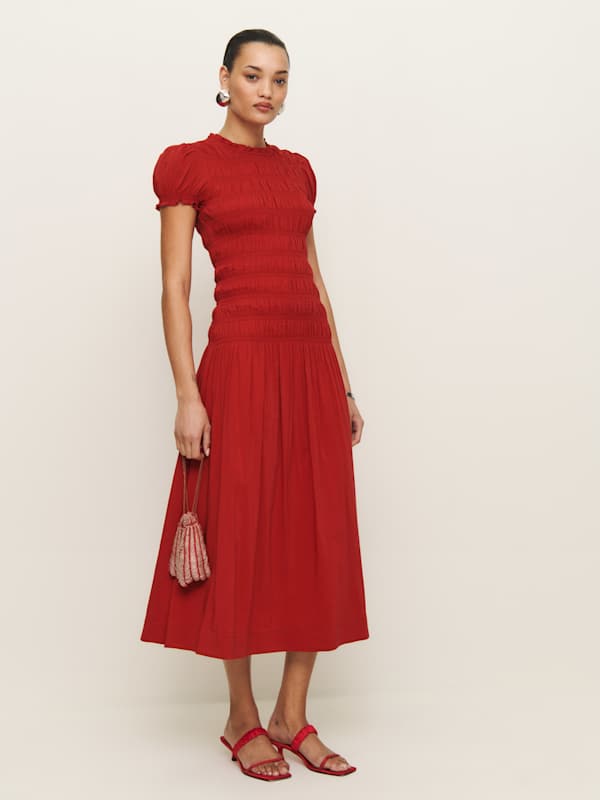 Kiria Dress - Lipstick