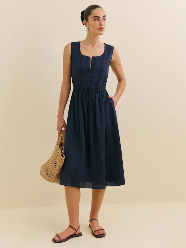 Lonnie Dress - Navy