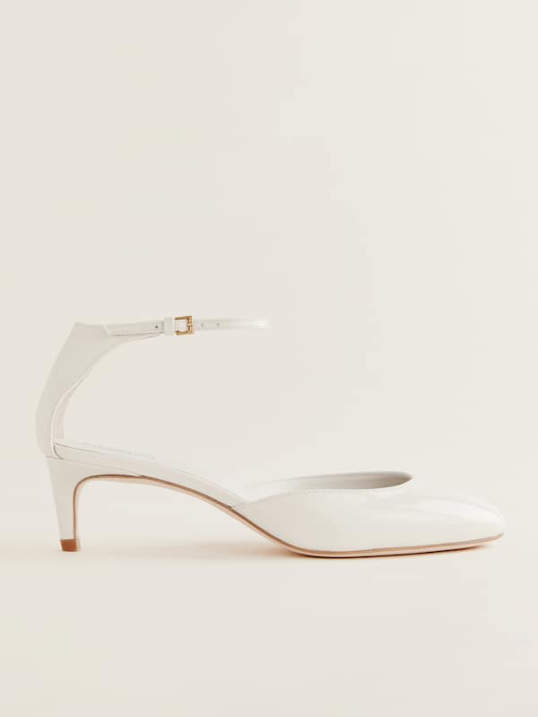 Luanna Pump - White Patent