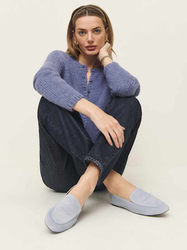 Mocassins souples Kat - Daim brume
