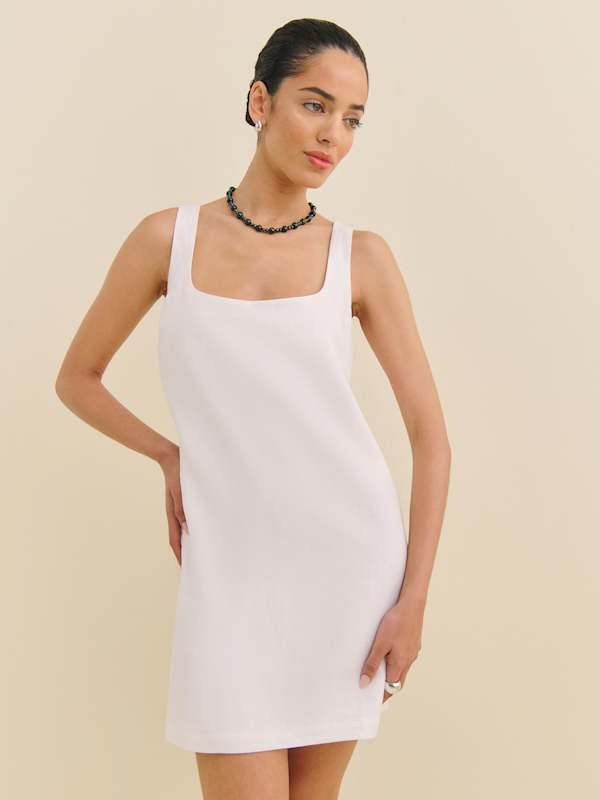 Robe en lin Hamley - Blanc