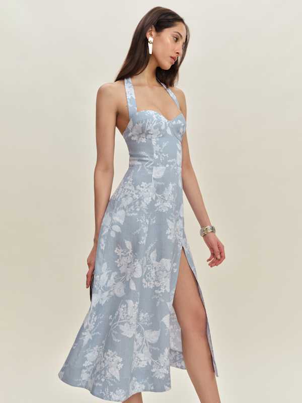 Tala Linen Dress - Angelic