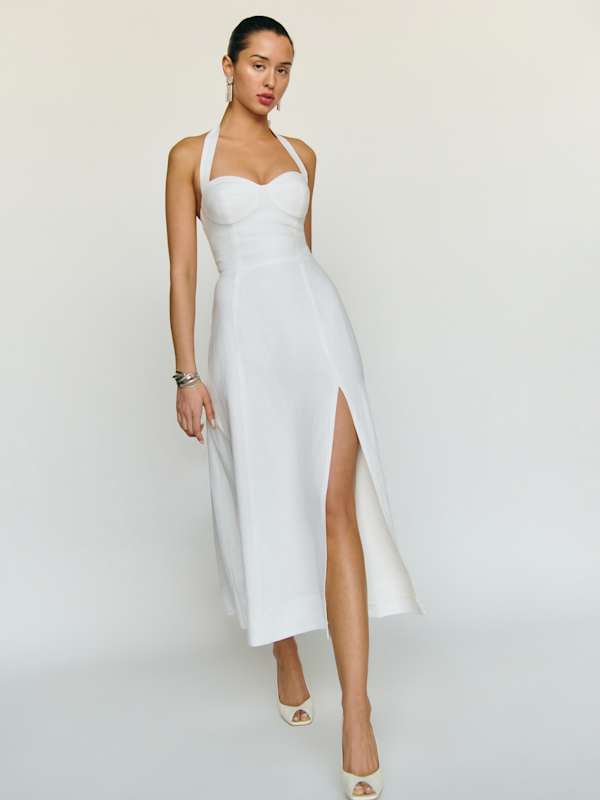 Robe en lin Tala - Blanc