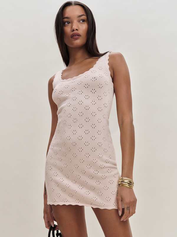 Robe en coton Forest - Rose poudré