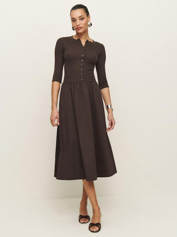 Luka Knit Dress - Mole